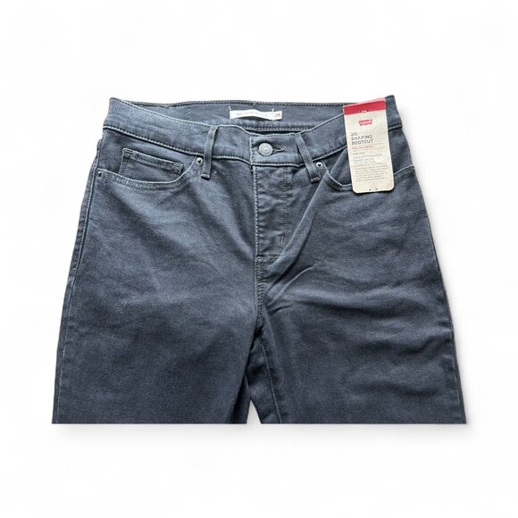 Levi's 315 Shaping Bootcut Women's Jeans Mid Rise Black Denim Size 4 W27 L32 - Picture 10 of 15